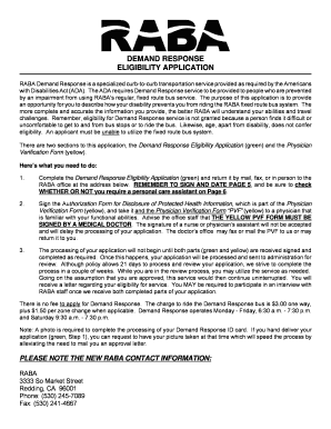 Raba Demand Response  Form