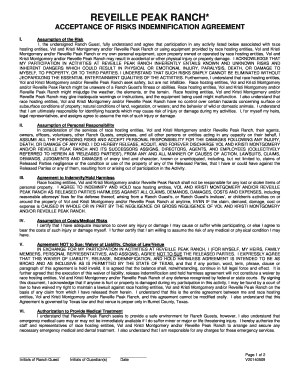 Reveille Peak Ranch Waiver  Form