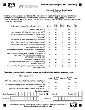 Aoq Mental Health  Form