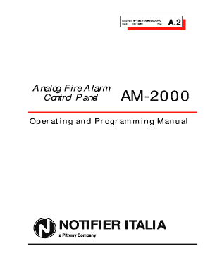 Notifier Am2000  Form