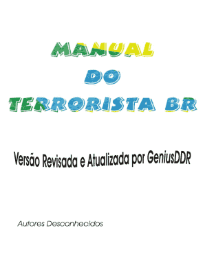 Manual Do Terrorista Brasileiro  Form