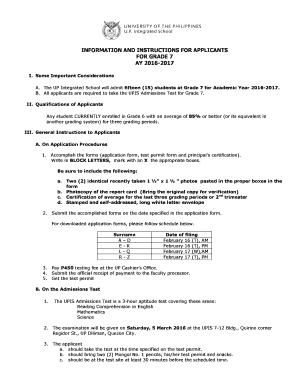 Upis Online  Form