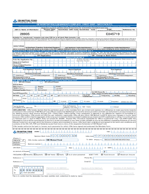 Sbi Sip Form Download