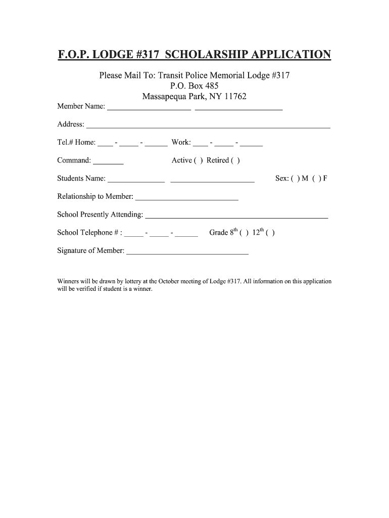 Fop 317  Form