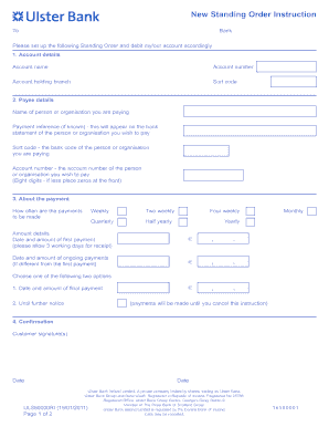Account Holding Branch  Form