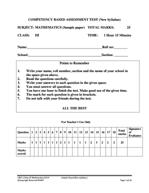 Bcsea Model Answers for Class 10  Form
