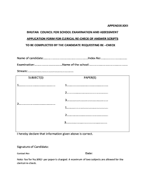 Bcsea  Form