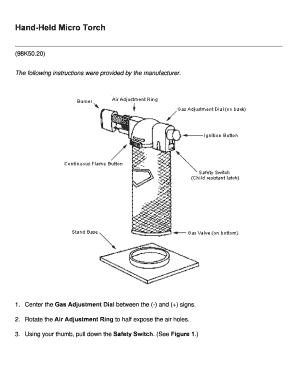 Eagle Torch with Safe Stop Manual  Form