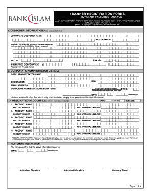 Ebanker in  Form