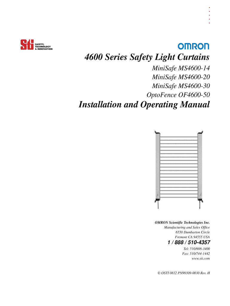 Sti Minisafe 4600 Troubleshooting  Form