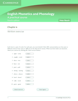 English Phonetics and Phonology Peter Roach PDF  Form