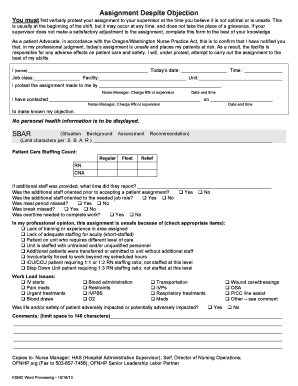 Ado Form Nursing