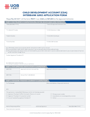 Uob Cda Giro Form