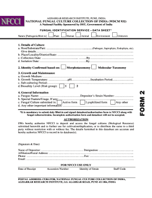 Nfcci  Form