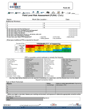 Flra Template  Form