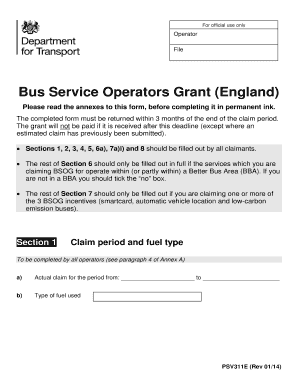 Psv311e  Form