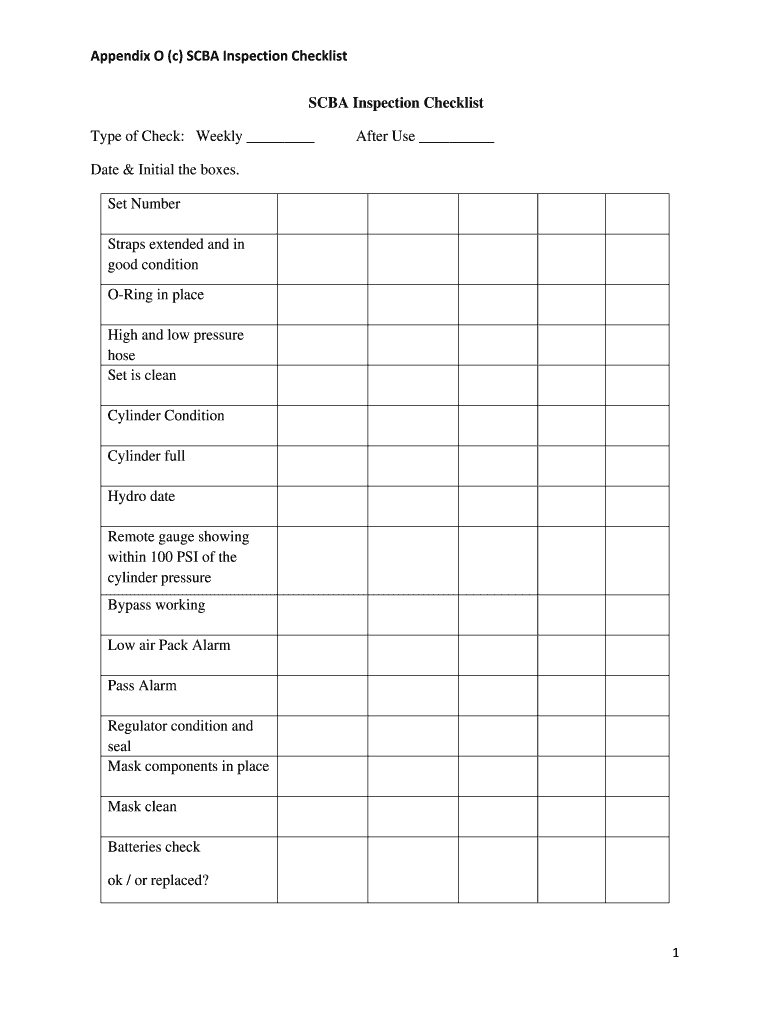 Fire Hydrant Checklist in Excel  Form