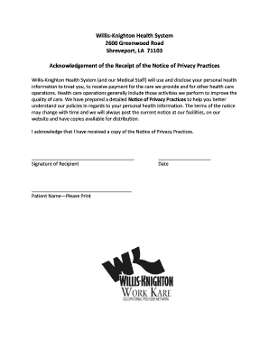 Willis Knighton Doctors Excuse  Form