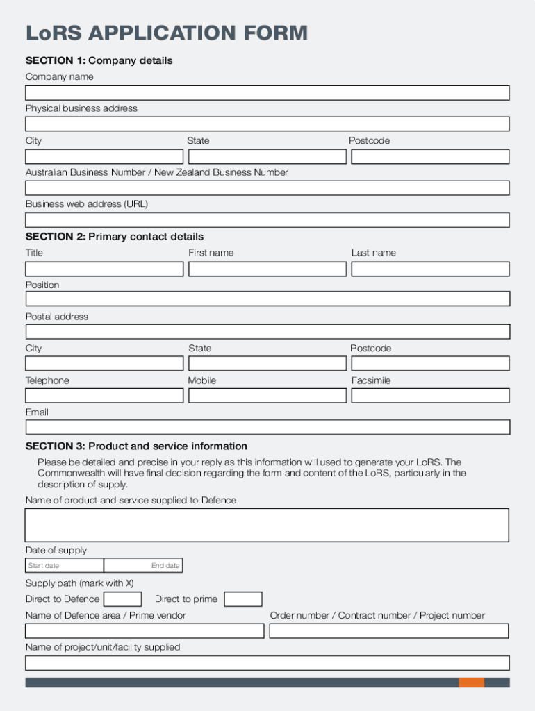 Australian Eligible  Form