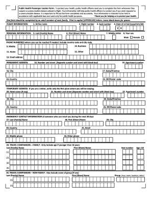 Passenger Locator Form Philippines