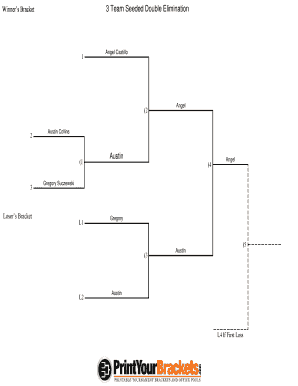 3 Team Bracket  Form