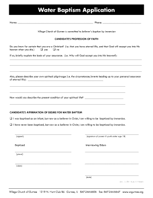 Vcgurnee Form
