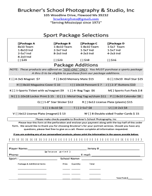 Bruckner&#039;s Order School Pix  Form