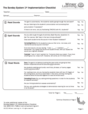 Sonday Implementation Guide  Form