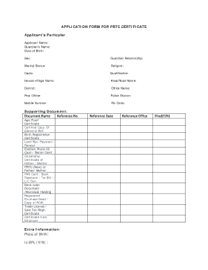 Ror Application Form Tripura PDF