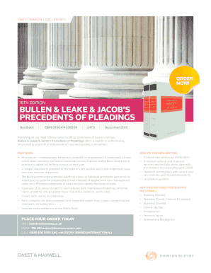 Bullen and Leake PDF Download  Form