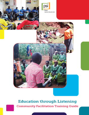 PS Kenya Education through Listening ETL Manual Pskenya  Form