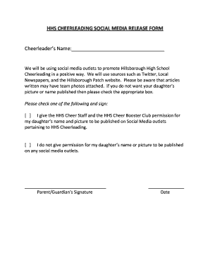 Photo Release Form for Social Media