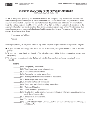 Probate Form 4401