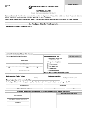 Iowa Dot Form 411047