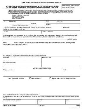 Fda Form 766