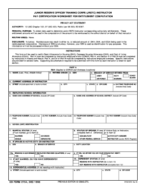 Dd2754  Form