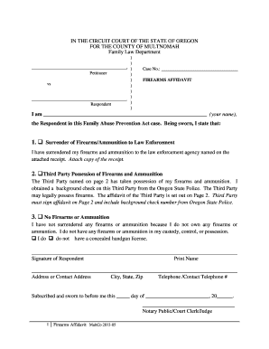 Transfer of Firearm Ownership Form Philippines