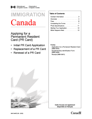 Imm 5445 PDF Download  Form