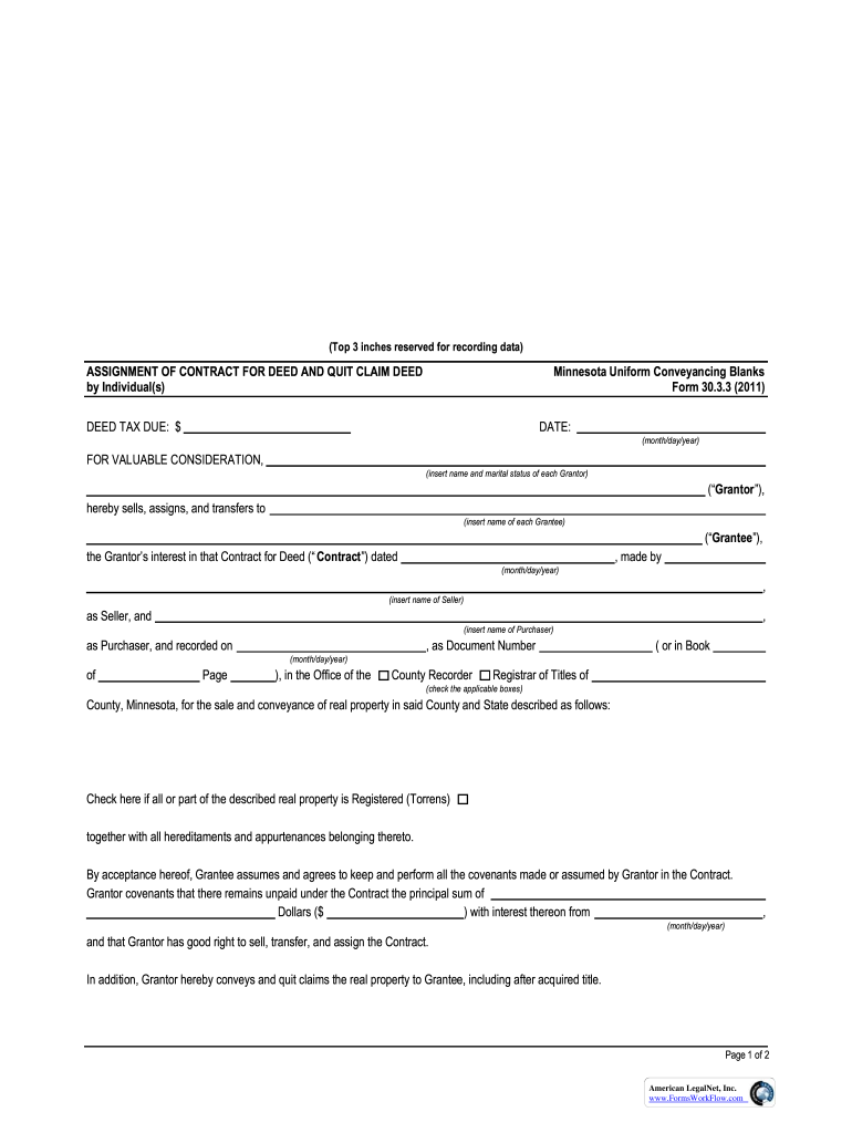 Get and Sign Mn Form Assignment 2011-2022