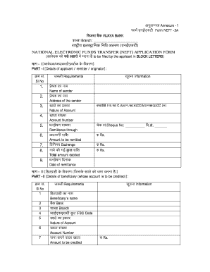 Rtgs Form Vijaya Bank PDF