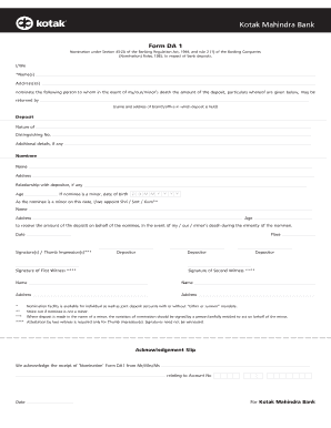 Kotak Dd Form PDF