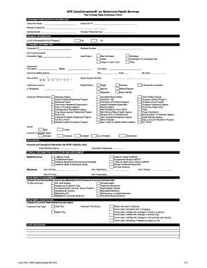 CareConnection Form for Core APS Healthcare