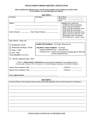 OPRCA Design Application Printable Form Community