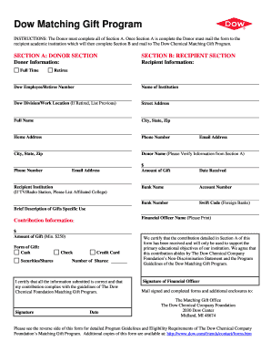 Chemical Company  Form