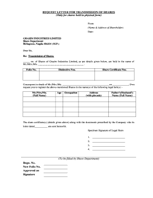 Transmission Form