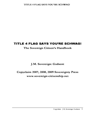 Title 4 Flag Says You&#039;re Schwag PDF  Form