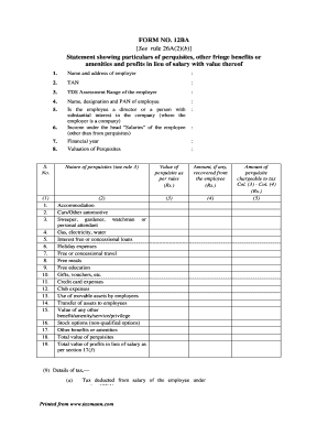 Form 12ba PDF