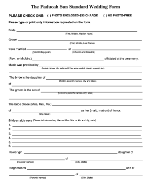 Paducah Sun Online  Form