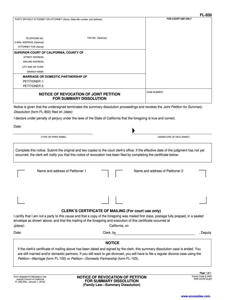 PETITIONER 2  Form