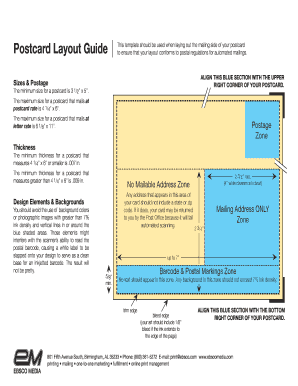 Postcard PDF Form